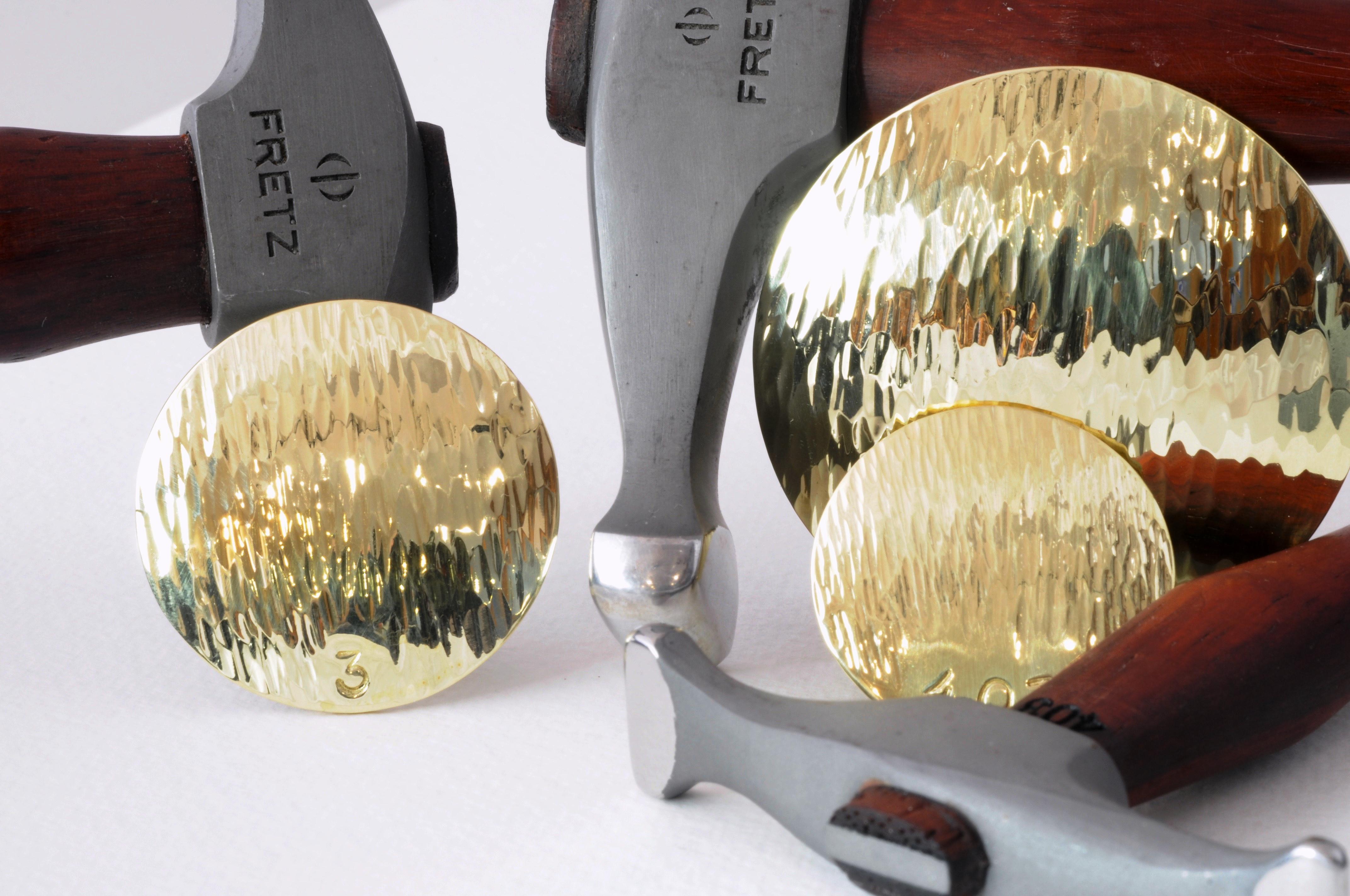Cross-Peen Hammer & Round Texturing Silversmith Hammer Jewelry Making Tools  